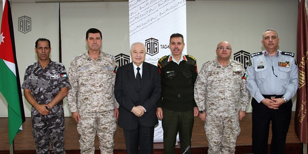 Abu-Ghazaleh Stresses Importance of Strategic Partnership with Armed Forces and Security Apparatus in the Training fields