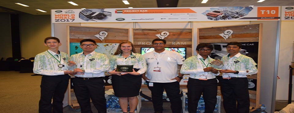 Repton School Dubai Wins Award for Sustainability and Best Newcomer at the Land Rover 4x4 in Schools Technology Challenge